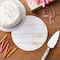 10" White Wood Grain Cake Boards by Makery®